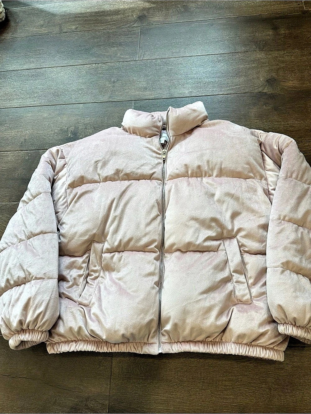 Nine West Pink Puffer Jacket Size XXL